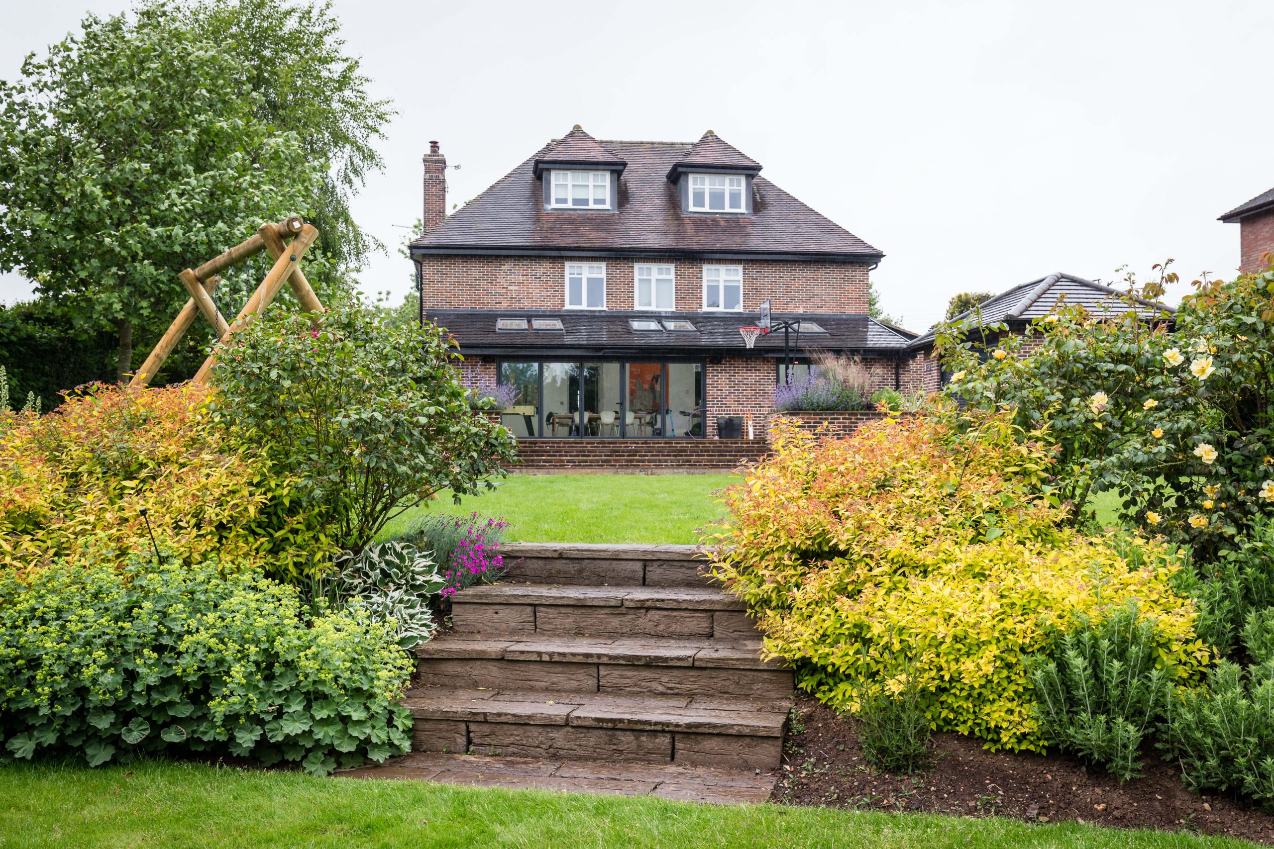 landscaped garden