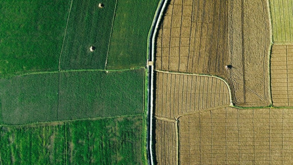 Aerial view of boundary lines which could trigger a PEA