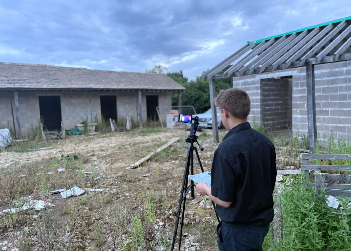bat emergence survey conducted at dusk